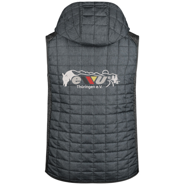 Rückenstick - Men's Knitted Hybrid Vest Miniaturansicht